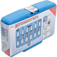 BGS Bit-Einsatz-Satz | Antrieb Innenvierkant 12,5 mm (1/2") | Innensechskant 5 - 22 mm | 12-tlg.