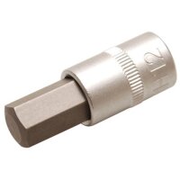 BGS Bit-Einsatz, 10 (3/8), Innen-6-kant, 12 mm