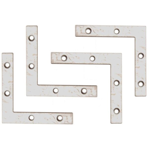 BGS DIY L-Winkel 4er-Set, 75x75x12 mm