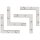 BGS DIY L-Winkel 4er-Set, 75x75x12 mm