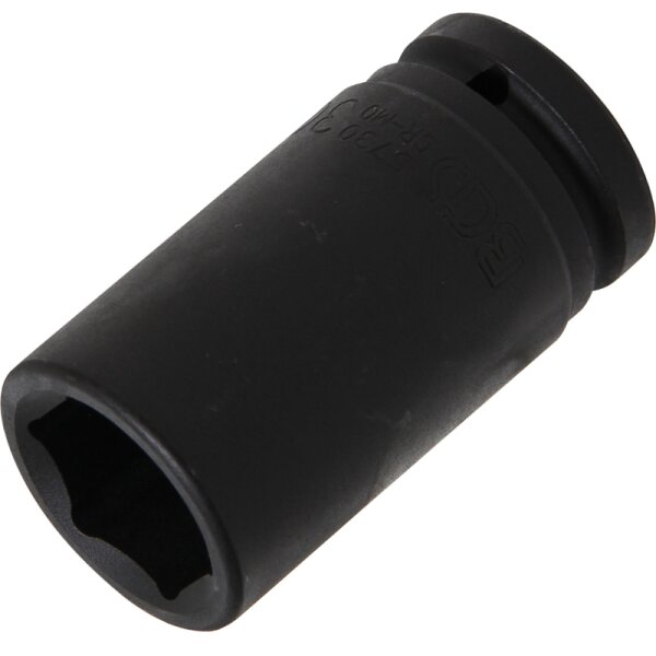 BGS Kraft-Steckschlüssel-Einsatz Sechskant, tief | Antrieb Innenvierkant 20 mm (3/4") | SW 38 mm