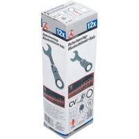 BGS DIY Ratschenring-Maulschlüssel-Satz, extra kurz,12-tlg.