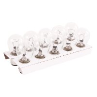 TECPO Glühbirnen-Set P21/4 12V 21/4W BAZ15D, 10...
