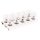 TECPO Glühbirnen-Set P21/4 12V 21/4W BAZ15D, 10 Stück