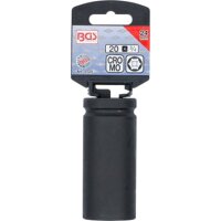 BGS Kraft-Steckschlüssel-Einsatz Sechskant, tief | Antrieb Innenvierkant 20 mm (3/4") | SW 24 mm