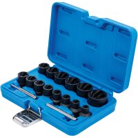 BGS Spiral-Profil-Steckschlüssel-Satz | SW 8 - 27 mm | 16-tlg.