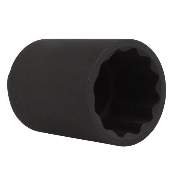 BGS Kraft-Steckschlüssel-Einsatz Zwölfkant | Antrieb Innenvierkant 12,5 mm (1/2") | SW 27 mm