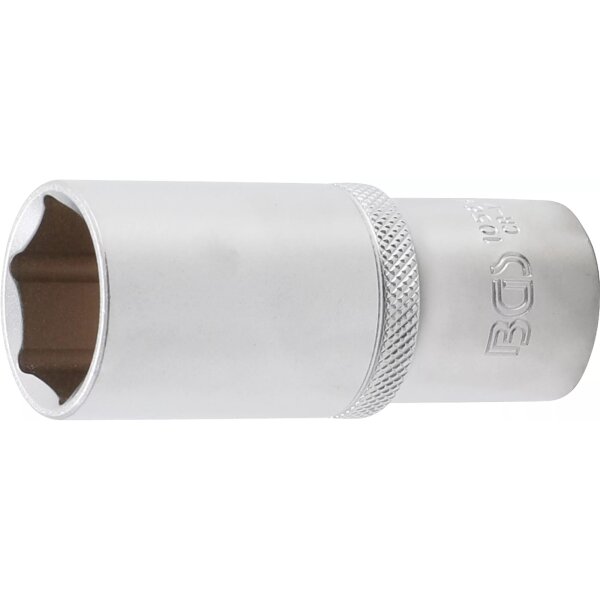 BGS Steckschlüssel-Einsatz Sechskant, tief | Antrieb Innenvierkant 12,5 mm (1/2") | SW 24 mm