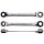 BGS Ratschenschlüssel, 4 in 1, 16x17 und 18x19 mm