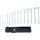 BGS Maul-Ringschlüssel-Satz | extra lang | SW 6 - 19 mm | 14-tlg.