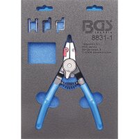 BGS Innen - / Aussen-Sprengringzange, mit 4 Paar Spitzen