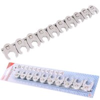 BGS Hahnenfuss-Schlüssel-Satz 10 (3/8), 10-19 mm,...