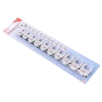 BGS Hahnenfuss-Schlüssel-Satz 10 (3/8), 10-19 mm, 10-tlg.