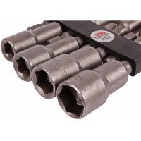 BGS Steckschlüsseleinsatz-Set mit 6-kant Bohrmaschinenschaft, 6 - 13 mm