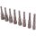 BGS Steckschlüsseleinsatz-Set mit 6-kant Bohrmaschinenschaft, 6 - 13 mm