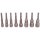 BGS Steckschlüsseleinsatz-Set mit 6-kant Bohrmaschinenschaft, 6 - 13 mm