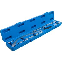 BGS Spannrollenschlüssel Satz 15-tlg. Torx Vielzahn E-Profil Zoll Größen 12-kant Set