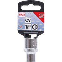 BGS Steckschlüssel-Einsatz Super Lock | Antrieb Innenvierkant 12,5 mm (1/2") | SW 10 mm