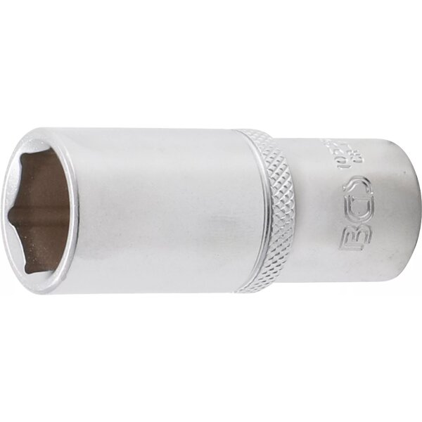 BGS Steckschlüssel-Einsatz Sechskant, tief | Antrieb Innenvierkant 10 mm (3/8") | SW 18 mm