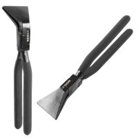 TECPO Abkant und Falzzangen Set 3-tlg. Blechzange Biegezange Klempnerwerkzeug 0° 45° 90° für präzise Blecharbeiten