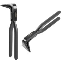 TECPO Abkant und Falzzangen Set 3-tlg. Blechzange Biegezange Klempnerwerkzeug 0° 45° 90° für präzise Blecharbeiten