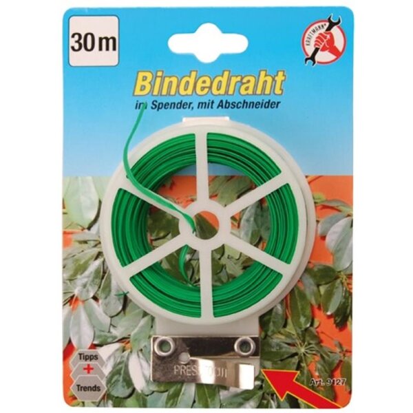 BGS DIY Bindedraht 30 m, im Spender