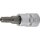 BGS Bit Einsatz 6,3 (1/4) T-Profil mit Bohrung, T27