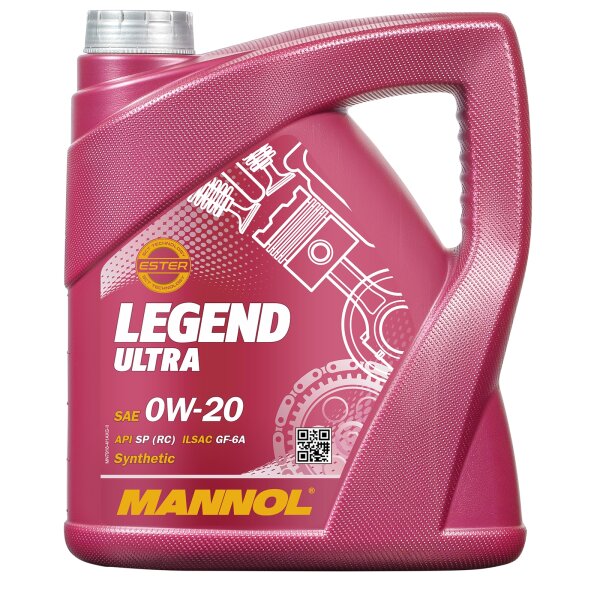 MANNOL LEGEND ULTRA 0W-20, 4 Liter