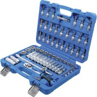 BGS Steckschlüssel-Satz Sechskant | Antrieb 10mm (3/8") | 61-tlg.