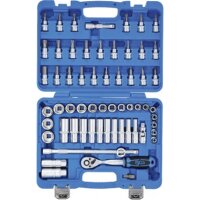 BGS Steckschlüssel-Satz Sechskant | Antrieb 10mm (3/8") | 61-tlg.