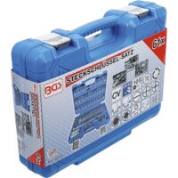 BGS Steckschlüssel-Satz Sechskant | Antrieb 10mm (3/8") | 61-tlg.