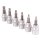 BGS Bit-Einsatz-Satz | Antrieb Innenvierkant 10 mm (3/8") | Innensechskant mit Kugelkopf 3 - 8 mm | 6-tlg.