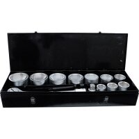 BGS DIY Steckschlüsselsatz 1" 36-80 mm, 15-tlg