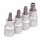BGS Bit-Einsatz-Satz | Antrieb Innenvierkant 12,5mm (1/2") | T-Profil (für Torx) mit Bohrung T40 - T55 | 4-tlg.