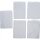 BGS DIY Abdeckfolien-Satz | HDPE | transparent | 4 x 5 m | 20 m² | 5-tlg.