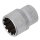 BGS Steckschlüssel Einsatz 21 mm Vielzahn 1/2 Zoll Torx Werkzeug 6-Kant 12-Kant Nuss