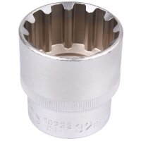 BGS Steckschlüssel Einsatz 32 mm Vielzahn 1/2 Zoll...