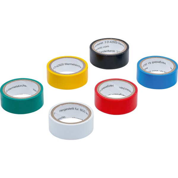 BGS DIY COLOR Multi-Klebeband Set | 19 x 3,5m | 6-tlg.