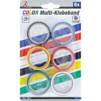 BGS DIY COLOR Multi-Klebeband Set | 19 x 3,5m | 6-tlg.