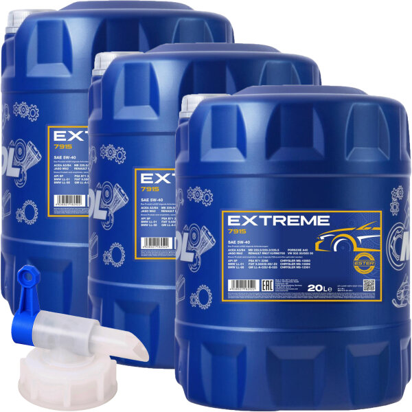MANNOL Extreme 5W-40, 60L