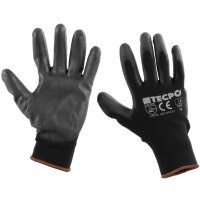 TECPO Reifenreparatur Set, 78-teilig + Mechaniker-Handschuhe, Größe XL