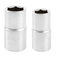 TECPO Radmutterschlüssel-Set Teleskop, SW 17-19mm 21-23mm + Kraft-Schoneinsatz-Satz SW 17mm 19mm