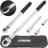 TECPO Drehmomentschlüssel 1/2" 1/4" +...