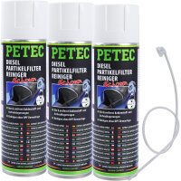 3x PETEC Dieselpartikelfilterreiniger, 400 ml