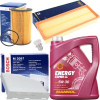 Inspektionspaket Filter-Set VAG 1.6 2.0 TDI + MANNOL...