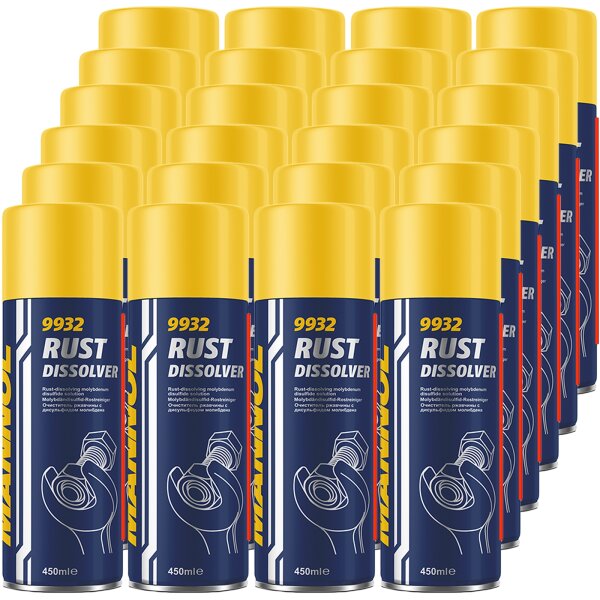 24x MANNOL 9932 Rostlöser, 450 ml