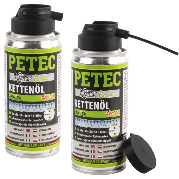 2x PETEC Kettenölspray 100 ml