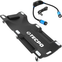 TECPO KFZ Werkstattrollbrett Rollliege 360° drehbar...