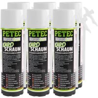 6x PETEC 2K-Karosserieschaum, 400ml