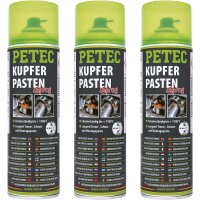 3x PETEC Kupferpastenspray, 500 ml